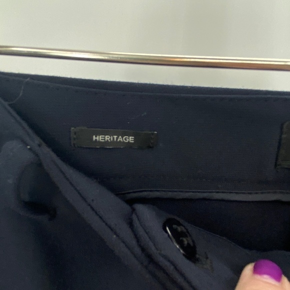 Talbots Petite Heritage Dress Pants Navy Blue . Size 6 Petite - Picture 4 of 6